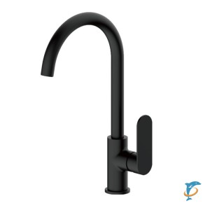 Смеситель для кухни HAIBA HB70590-7 латунь, черный  (HB70590-7)