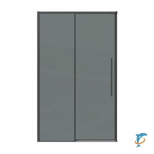 Душевая дверь в нишу GROSSMAN Galaxy 100х195 графит сатин, стекло тонированное  (100.K33.01.100.42.10)