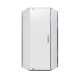 Душевая ширма Тритон Дека-Хром 90х90  (Щ0000053608)