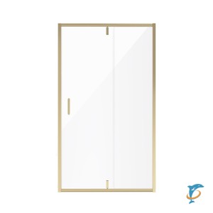 Дверь в нишу Niagara Nova NG-43-12AG (120х195) золото, двери распашные, стекло прозрачное  (NG-43-12AG)