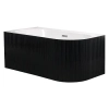 Ванна акриловая Azario LAGO BLANCO BLACK 1700х750х580 пристенная, левосторонняя, в комплекте с сифоном и металлической рамой, белый глянец/черный матовый (AZ-6724-1CLB 17075) Ванна акриловая Azario LAGO BLANCO BLACK 1700х750х580 пристенная, левосторонняя, в комплекте с сифоном и металлической рамой, белый глянец/черный матовый (AZ-6724-1CLB 17075) —