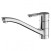 Смеситель для кухни Bravat Stream-D низкий с изливом 220 мм