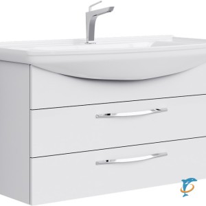 Тумба с раковиной Aqwella Allegro 105 подвесная  (Agr.01.10/2+4620008197340)