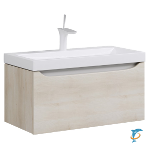 Тумба с раковиной Aqwella 5 Stars Verona 80 подвесная акация  (Ver.01.08/А+Inf.08.04.D)