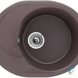 Односекционная реверсивная мойка ULGRAN U-403 шоколад  (U-403-345)