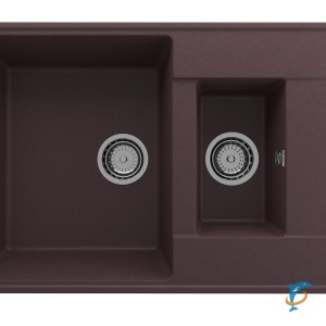 Мойка ULGRAN Quartz Prima 780 1,5 K-06 Трюфель  (Prima 780 1,5 K-06)