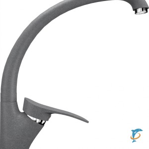 Смеситель для кухонной мойки Ulgran U-001 графитовый  (U-001-342)