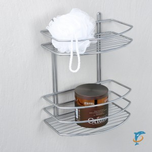 Полка овальная двухэтажная хром Fixsen FX-720-2  (FX-720-2)