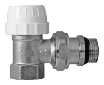 Кран для радиатора Millennium 1/2 угловой верхний под термоголовку — 