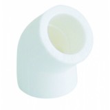 Угольник Millennium 50-45° &mdash; Угол полипропиленовый простой надежный фитинг для изменения направления провода под углом. 