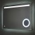 Зеркало AZARIO Лайт 800х600, LED-подсветка с диммером, сенсорный выключатель (ФР-00001377)