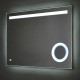 Зеркало AZARIO Лайт 800х600, LED-подсветка с диммером, сенсорный выключатель (ФР-00001377)  (ФР-00001377)