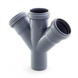 Крестовина канализационная Ф50/50/50/50/ 45* (Политек) — Крестовина канализационная Ф50/50/50/50/ 45* (Политек)