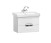 Мебель для ванной Misty Жасмин 75 с 2-мя ящиками и правым зеркалом белая эмаль