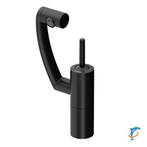 Смеситель для кухни Damixa Arc 290007364 3D с поворотным изливом, черный  (107500000)