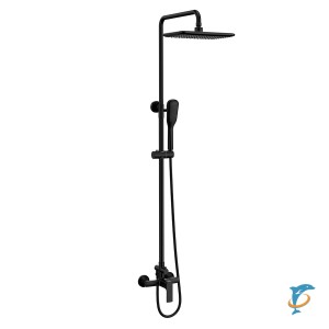 Смеситель Lemark Ursus LM7260BL для душа с регулируемой высотой штанги  (LM7260BL)