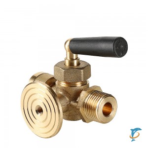 Кран для манометра трехходовой с фланцем VALTEC 1/2 VT.1808.RG.04 (VT.1808.RG.04)