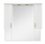 Зеркало-шкаф Misty Амбра 100 универсальное, свет, белое