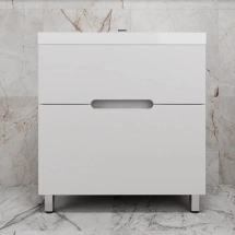 Тумба для комплекта Style Line Матис 80 напольная, белый матовый — 