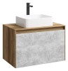 Тумба для комплекта Aqwella 5 Stars Mobi 80 подвесная, дуб балтийский, бетон светлый Тумба для комплекта Aqwella 5 Stars Mobi 80 подвесная, дуб балтийский, бетон светлый —