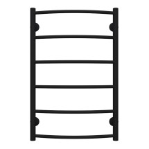 Полотенцесушитель водяной AZARIO VERONA 500/800 6 секций, нижнее/диагональное подключение, 1/2&quot;, черный (AZ83874B) — Рабочее давление 3-25 атм.; Температура теплоносителя 115°C max ; Сталь AISI304; Сварка TIG по стандарту EN 10217-7 на всю толщину металла; Гарантия:	36 месяцев;
