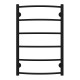 Полотенцесушитель водяной AZARIO VERONA 500/800 6 секций, нижнее/диагональное подключение, 1/2", черный (AZ83874B)  (AZ83874B)