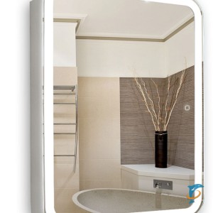 Зеркало-шкаф AZARIO Фиджи flip 60 подсветка, сенсорный выключатель с функцией диммера (LED-00002472)  (LED-00002472)