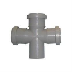 Крестовина канализационная Ф50/50/50/50/ 90* (Политек) (135590)