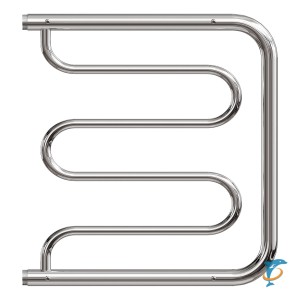 Полотенцесушитель водяной Point PN25554P 500x400 Фокстрот с полкой, хром (PN25554P)