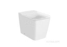 Чаша Roca Inspira Square напольная 560, BTW, Rimless, белый матовый 347537620 — 