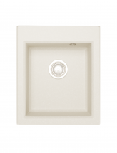 Мойка для кухни из литого мрамора Aquaton Линеа 43 жемчуг 1A732932LW240 — 