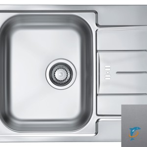 Мойка кухонная Alveus LINE 60 NAT-90 615X500 с сифоном 1064388  (1065681)