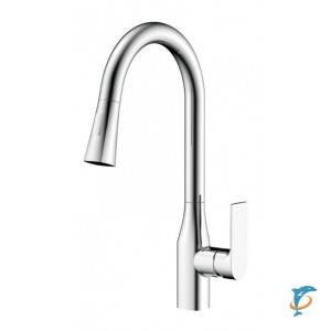 Смеситель для кухни с вытяжной лейкой Kaiser Linear 59044  (59044)