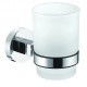 Стакан стеклянный AZARIO NESSY AZ-73106 хром  (AZ-73106)