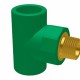 Полипропиленовый тройник Baenninger с наружной резьбой 25 мм х Rp 1/2'' PP-R G8133g  (5R41077311)