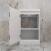 Тумба для комплекта напольная Style Line Моно 50, белый глянец