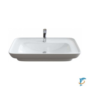 Раковина мебельная Ekokerama (Misty) Doppia 80 накладная белая  (Misty_0117)