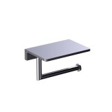 Бумагодержатель с полкой для телефона Timo Selene 10040/00 хром — 