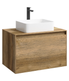 Тумба для комплекта Aqwella 5 Stars Mobi 80 подвесная, дуб балтийский — 