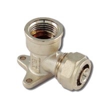 Водорозетка Tiemme 16х3/4 серии 1606 — Предназначены для соединения металлопластиковой трубы с резьбовыми фитингами и/или трубами