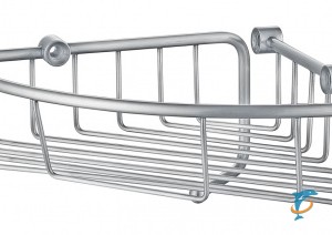 Полка настенная угловая KAISER 214*214*60 KH-5010 хром (KH-5010)