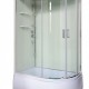 Душевая кабина Loranto NEO 120x80x(170+38) левая, с высоким поддоном 38см, цвет профиля серебро (CS-22012L)  (CS-22012L)