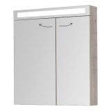 Шкаф зеркальный Dreja MAX 70 дуб кантри — 