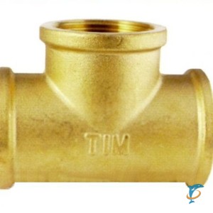Тройник TIM 1 1/2 г/г/г (латунь)  (TF666)
