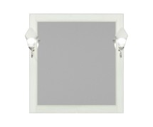 Зеркало ValenHouse Лиора 90 слоновая кость, фурнитура хром — 