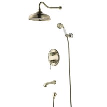 Смеситель встраиваемый Lemark Villa LM4822B для ванны и душа, встраиваемый — 