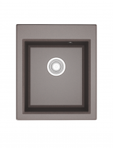 Мойка для кухни из литого мрамора Aquaton Линеа 43 серый шёлк 1A732932LW250 — 