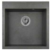 Мойка для кухни Granula 5102, ГРАФИТ (ЧЁРНО-СЕРЫЙ), гранит — 