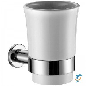 Стакан керамический AZARIO FORNY AZ-88306 хром  (AZ-88306)