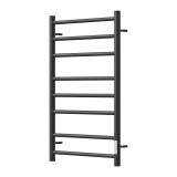 Полотенцесушитель электрический Point Аврора PN10848B П8 400x800 диммер справа, чёрный &mdash; 